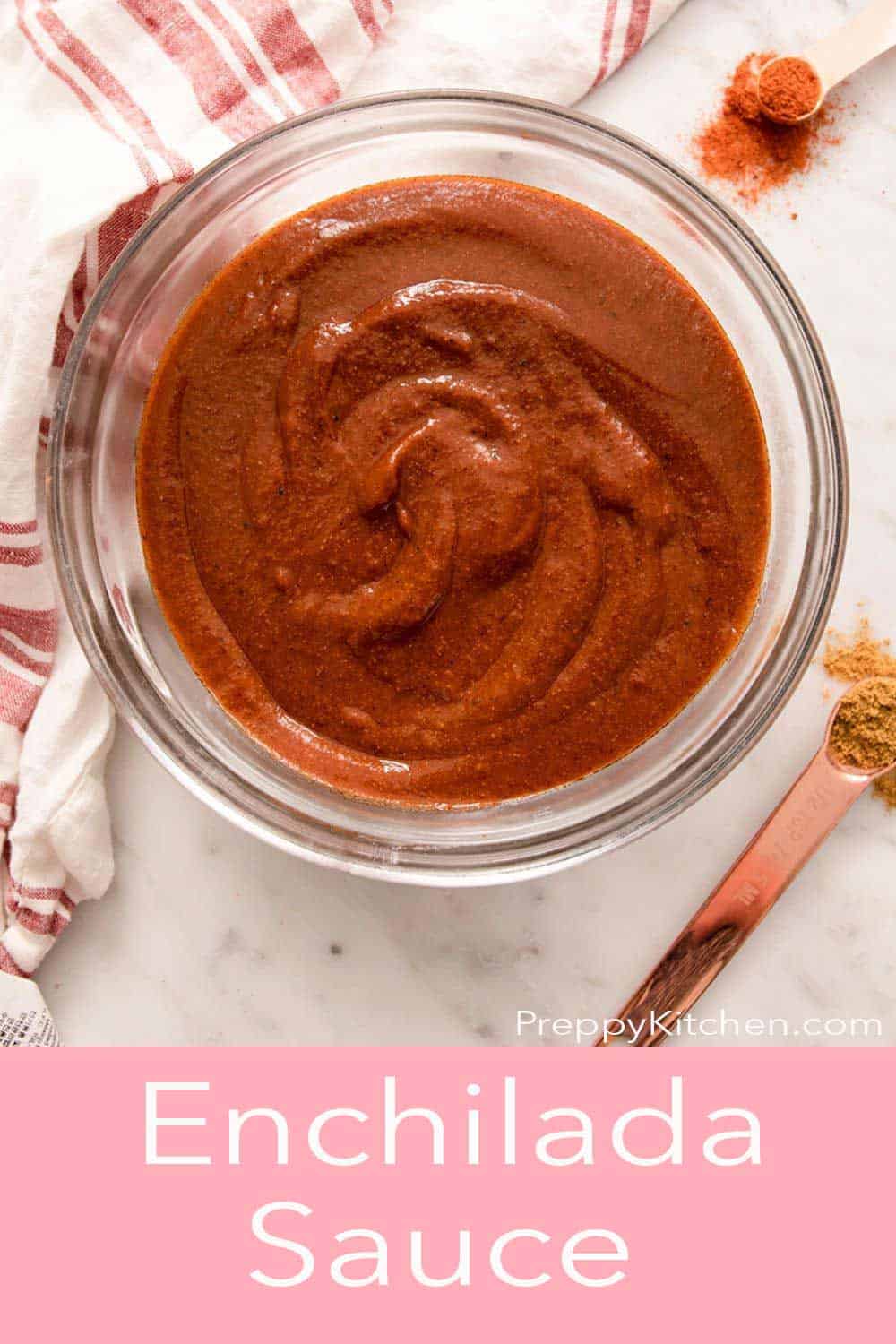 Enchilada Sauce - Preppy Kitchen