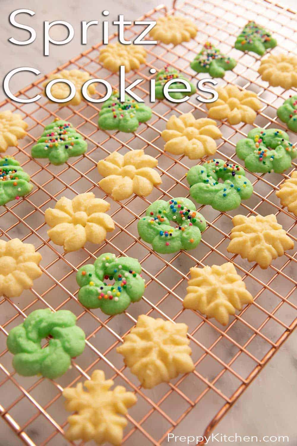 Spritz Cookies - Preppy Kitchen