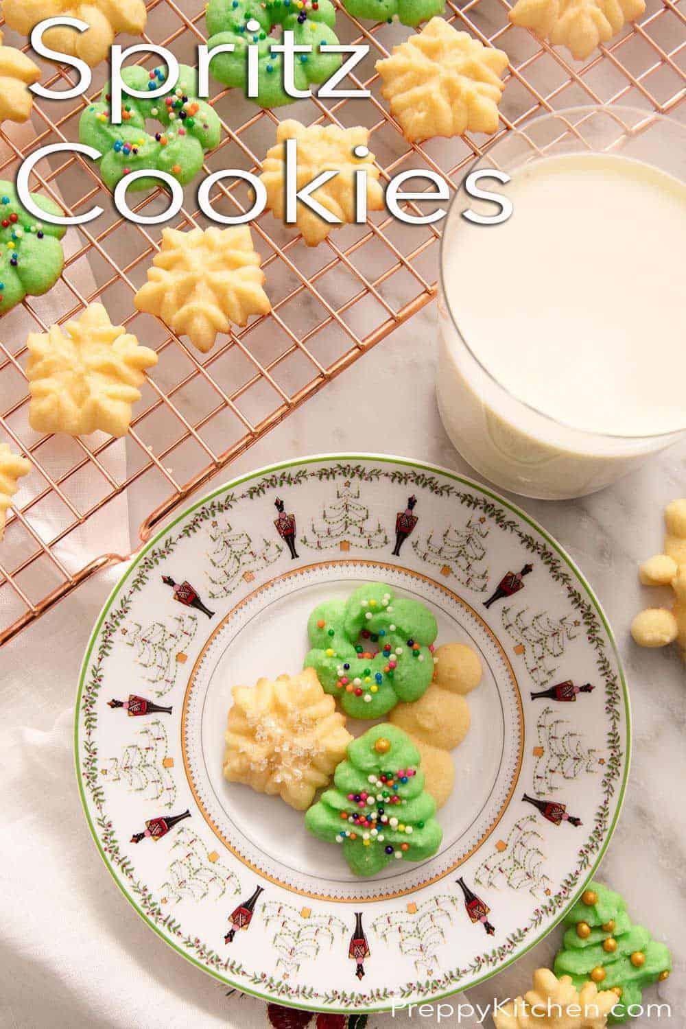 Spritz Cookies - Preppy Kitchen