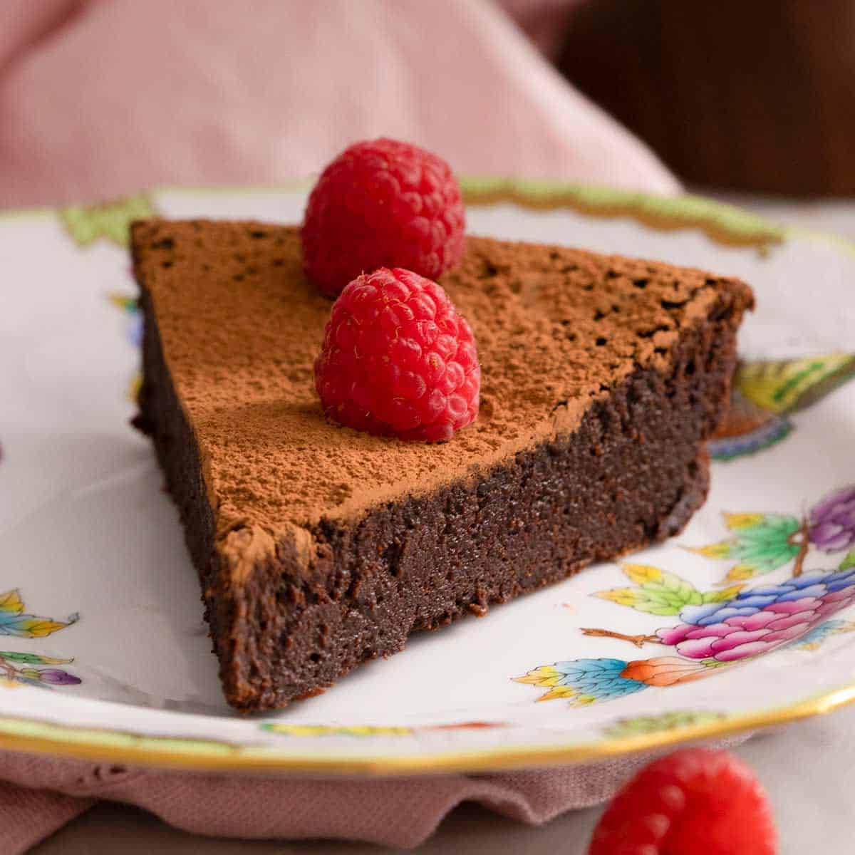 Flourless chocolate cake-image
