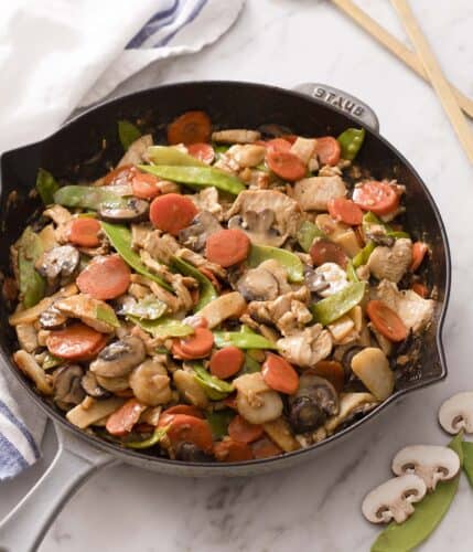 Moo Goo Gai Pan - Preppy Kitchen