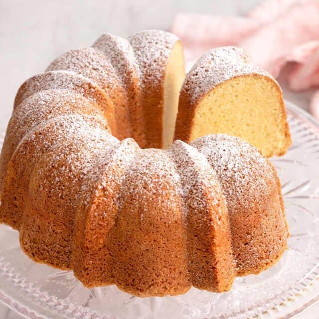 Sour Cream Pound Cake - Preppy Kitchen