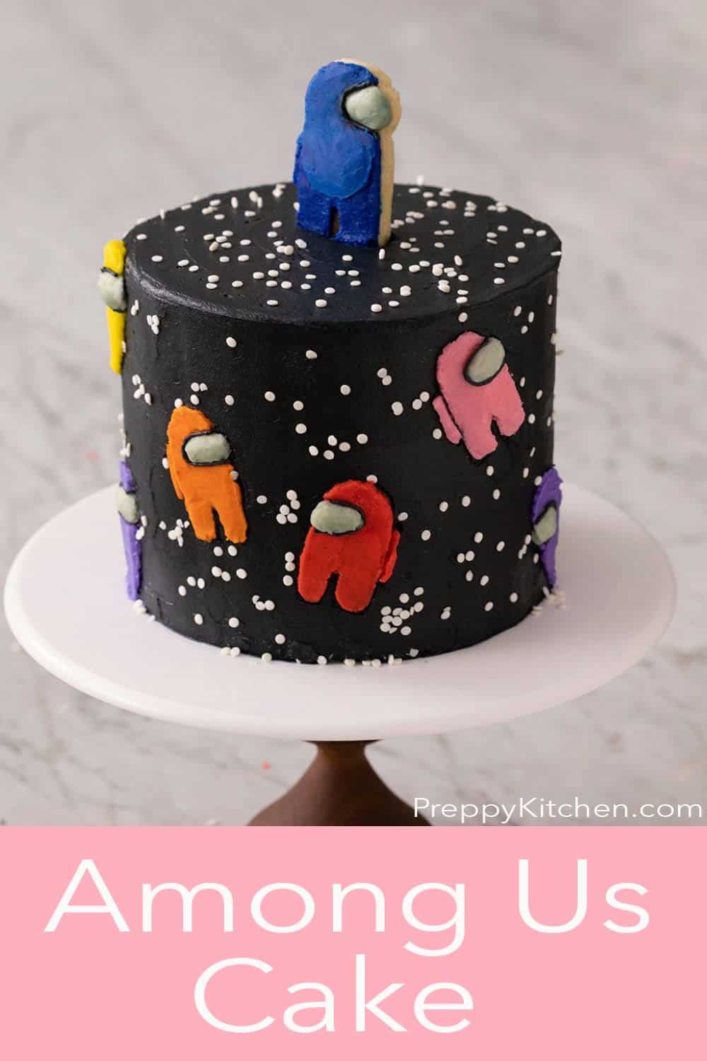 Among Us Cake - Preppy Kitchen