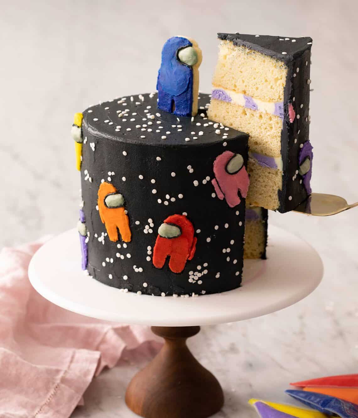 Among Us Cake - Preppy Kitchen