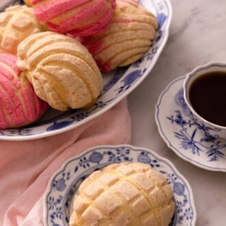 A pinterest graphic of Pan Dulce