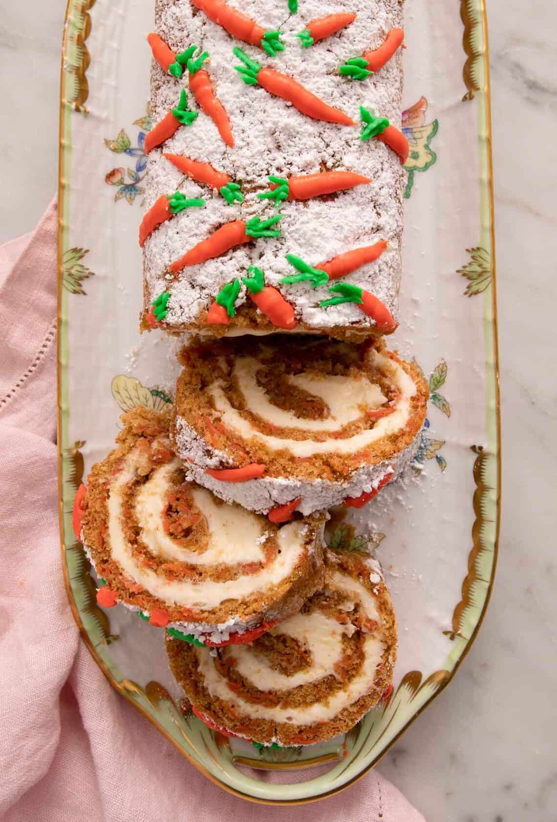 Carrot Cake Roll Preppy Kitchen