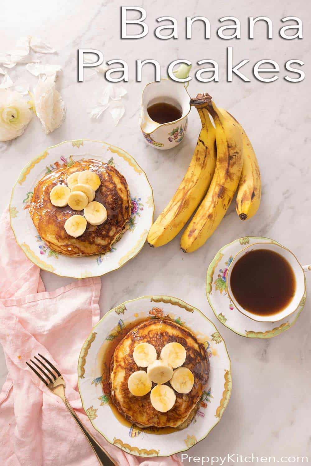 Banana Pancakes - Preppy Kitchen