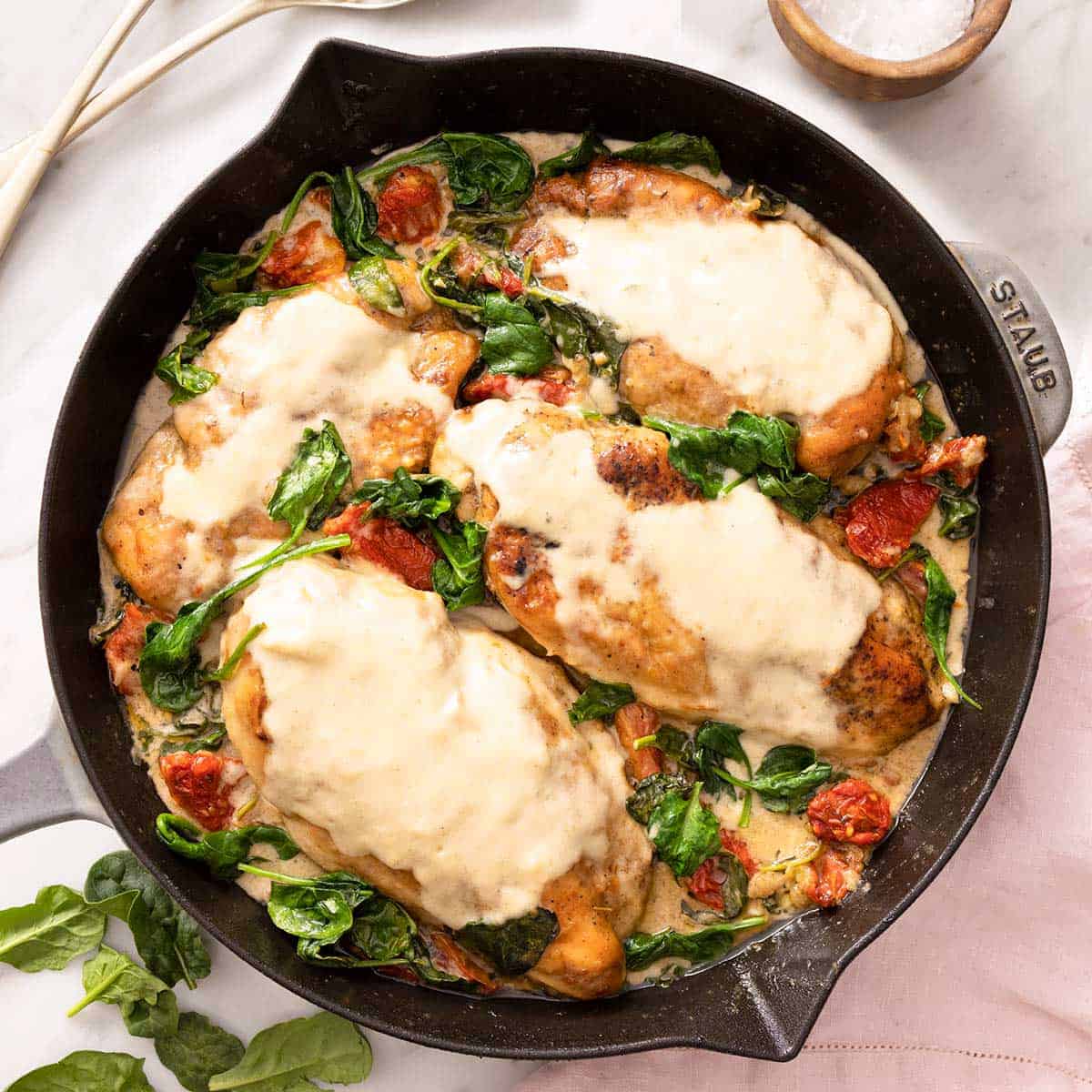 Creamy Tuscan Chicken - Preppy Kitchen