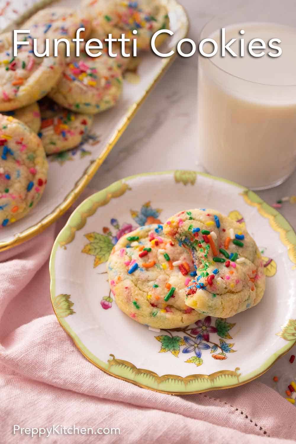 Funfetti Cookies Preppy Kitchen