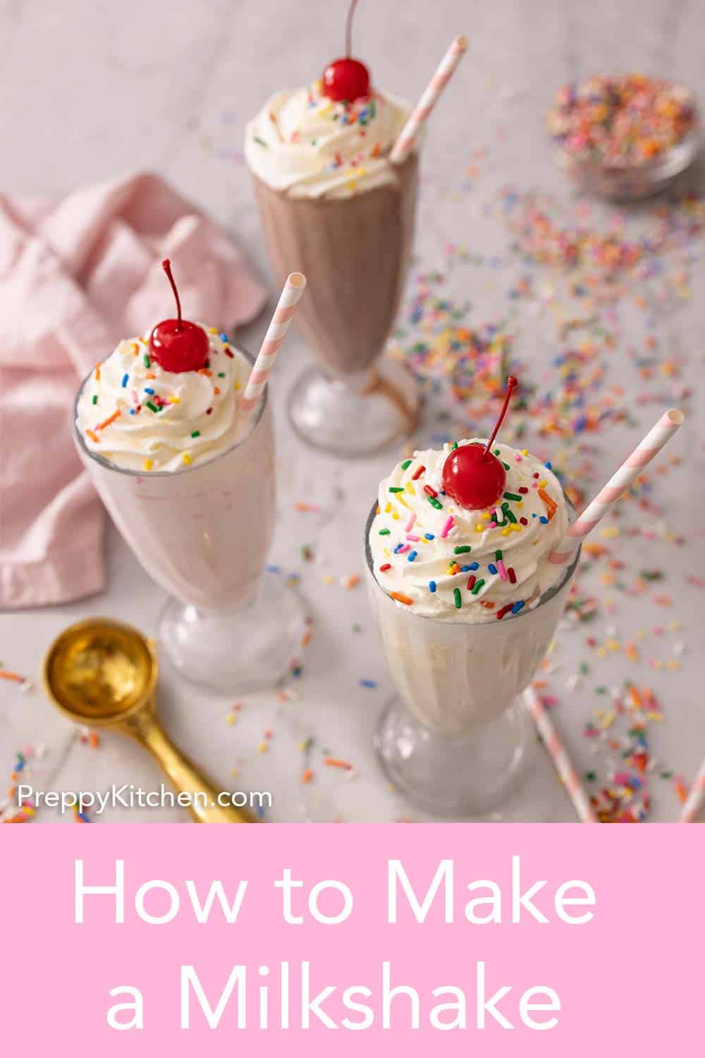 How to Make a Milkshake Preppy Kitchen