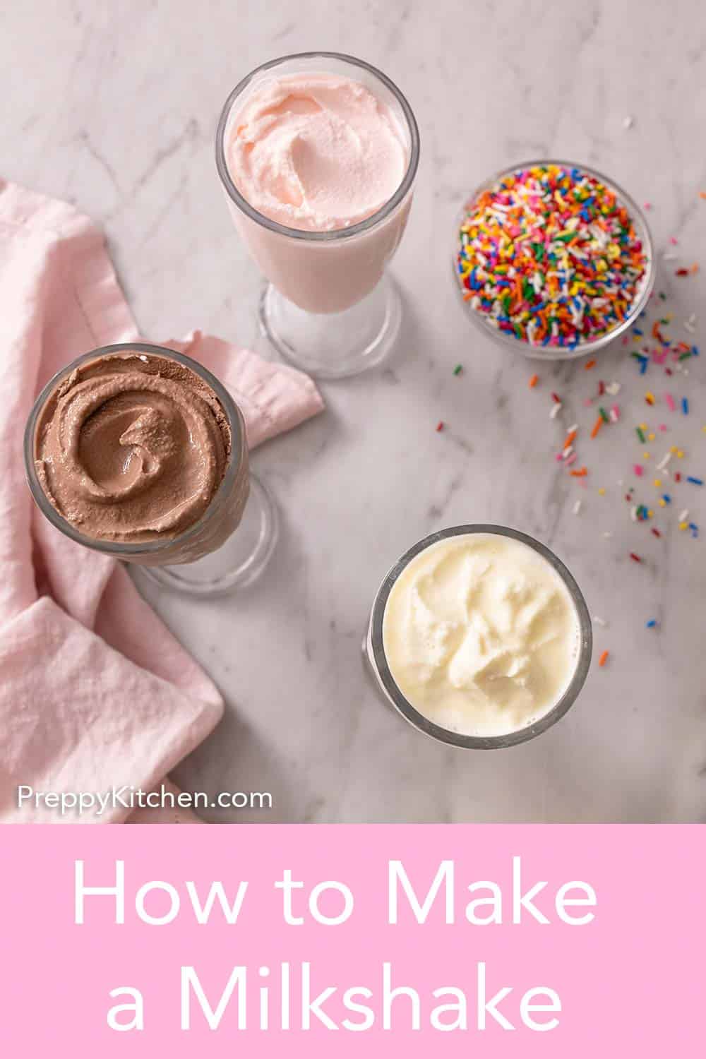 How to Make a Milkshake Preppy Kitchen