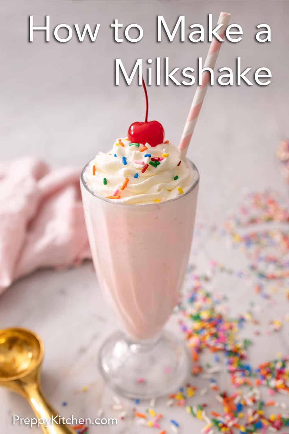 How to Make a Milkshake Preppy Kitchen