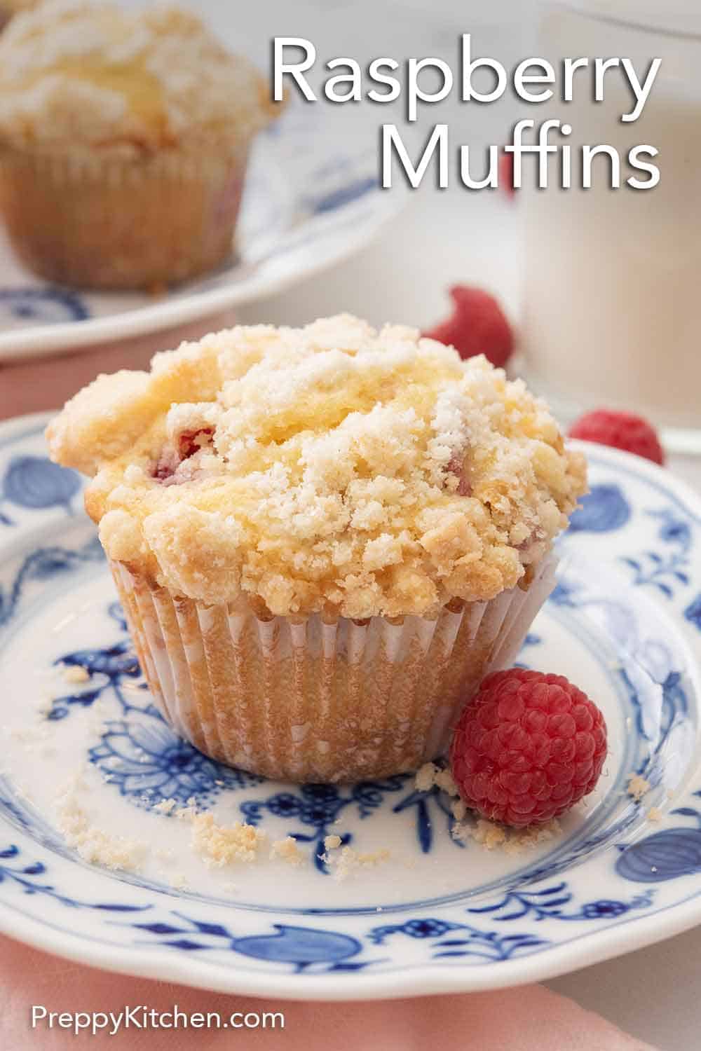 Raspberry Muffins Preppy Kitchen