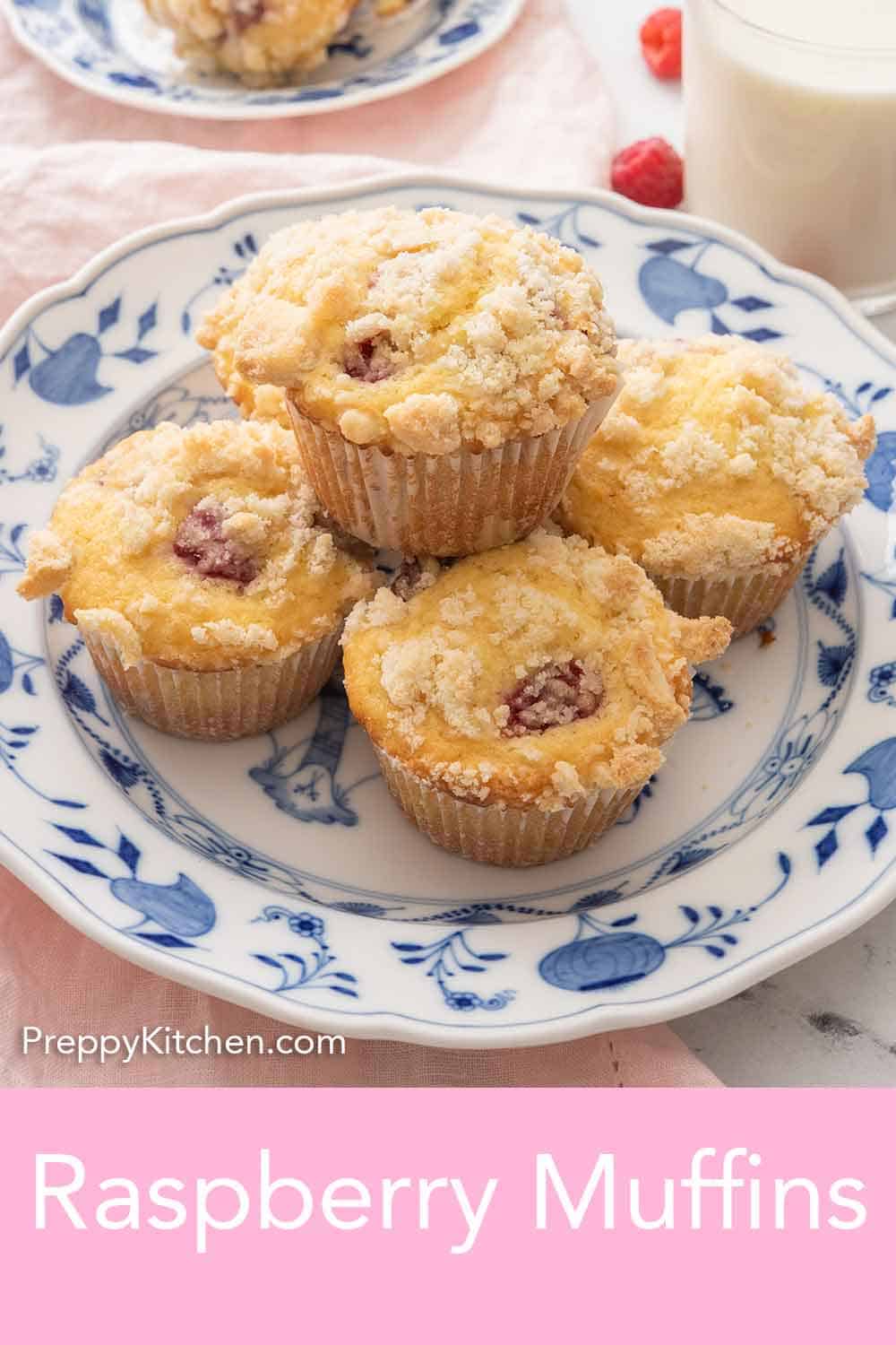 Raspberry Muffins Preppy Kitchen