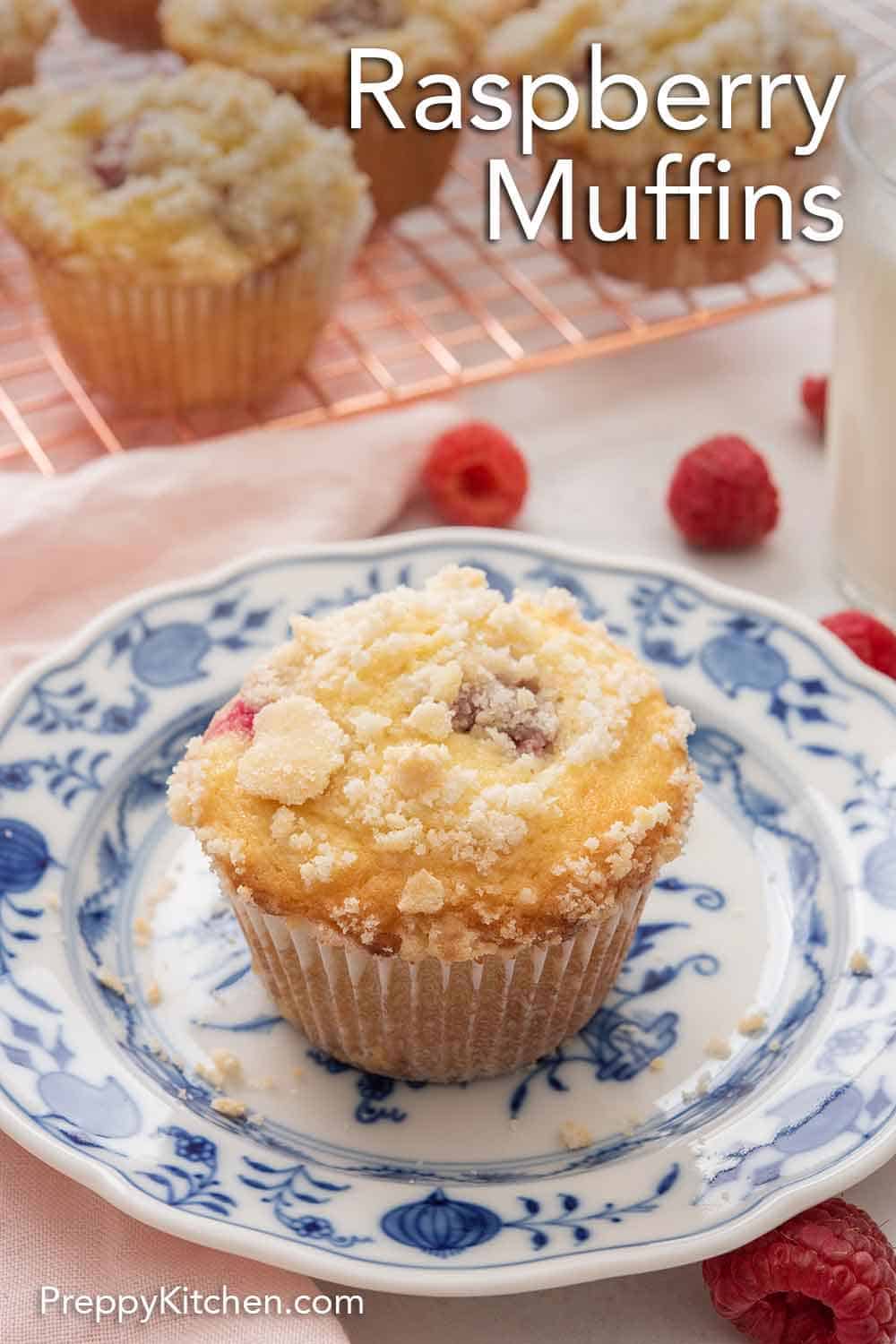 Raspberry Muffins Preppy Kitchen