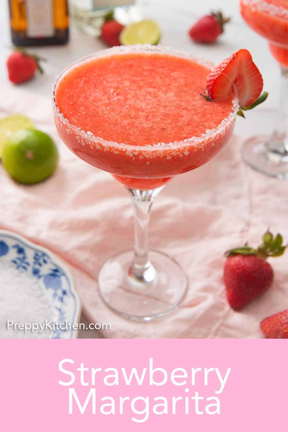 Strawberry Margarita - Preppy Kitchen