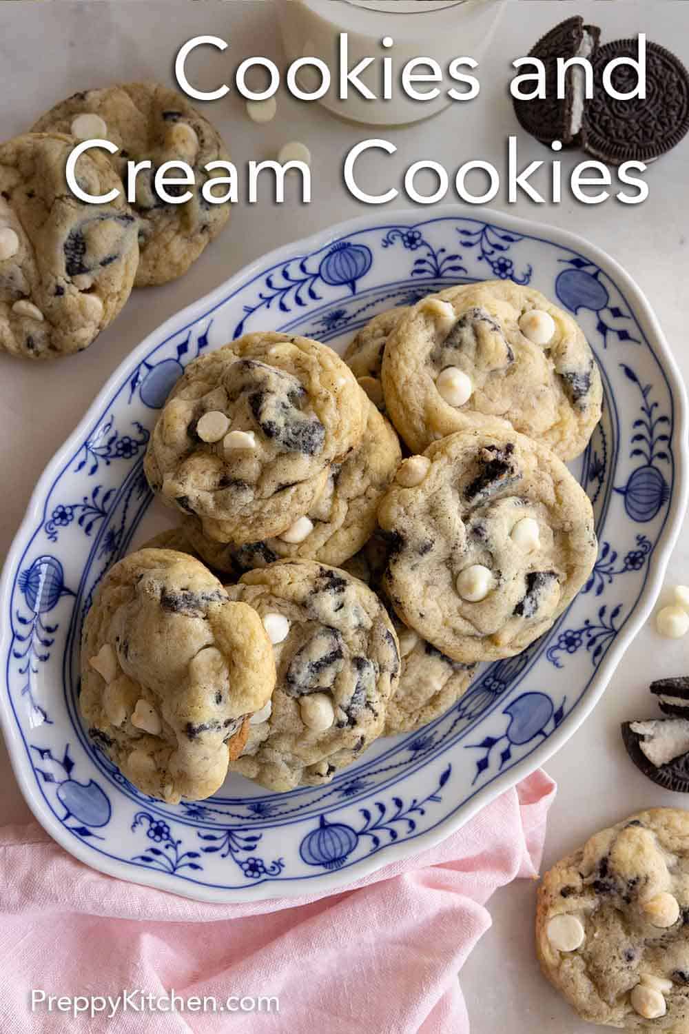 Cookies and Cream Cookies - Preppy Kitchen