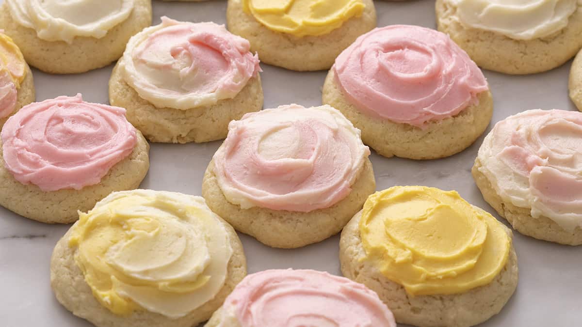 Sour Cream Cookies With Buttercream Frosting - Rich And Delish