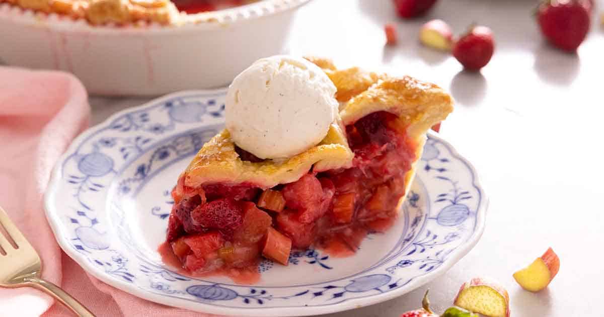 Thermomix recipe: Rhubarb Raspberry Pie