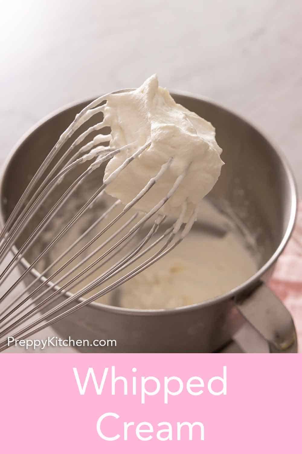 Whipped Cream Recipe Preppy Kitchen