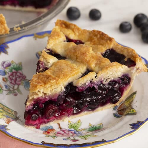 Homemade Blueberry Pie - Preppy Kitchen