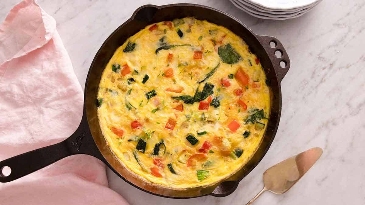 Instant Pot Breakfast Egg Frittata - Flash in the Pans
