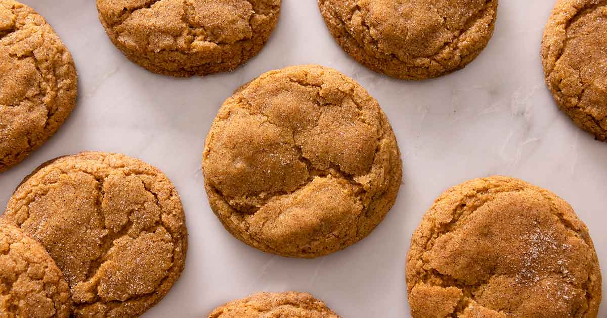 Pumpkin Snickerdoodles Recipe - Preppy Kitchen