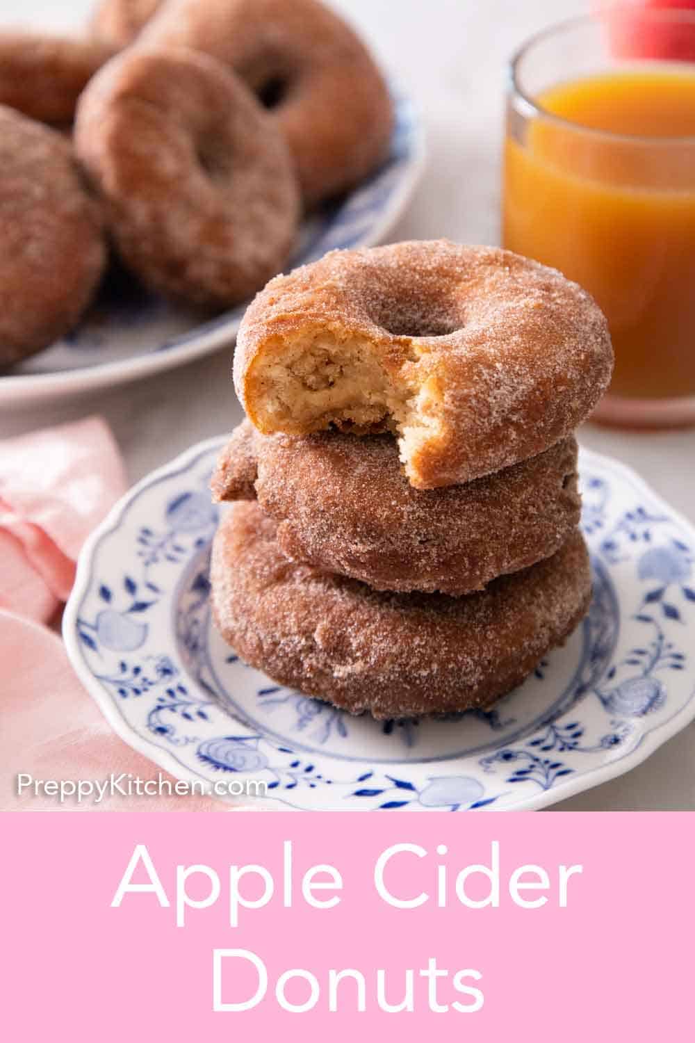 Apple Cider Donuts Preppy Kitchen