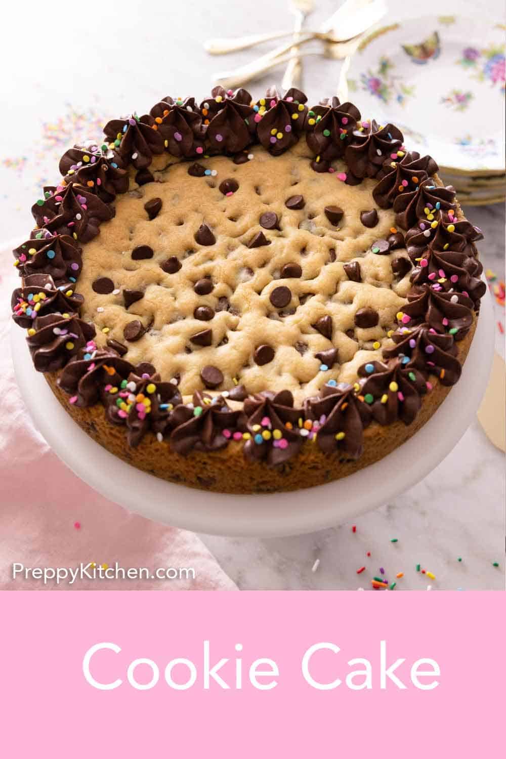 Cookie Cake - Preppy Kitchen