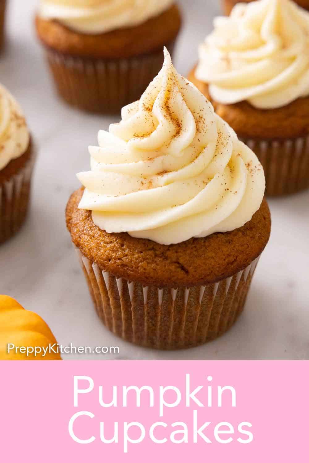 Pumpkin Cupcakes - Preppy Kitchen