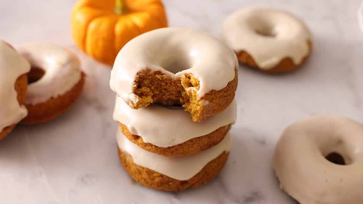 Pumpkin Donuts - Preppy Kitchen