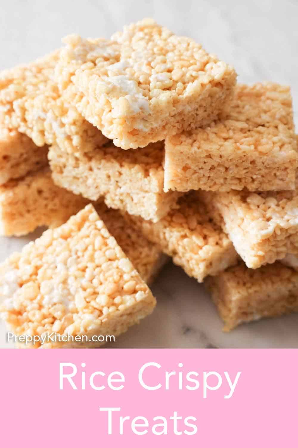 Rice Krispie Treats - Preppy Kitchen