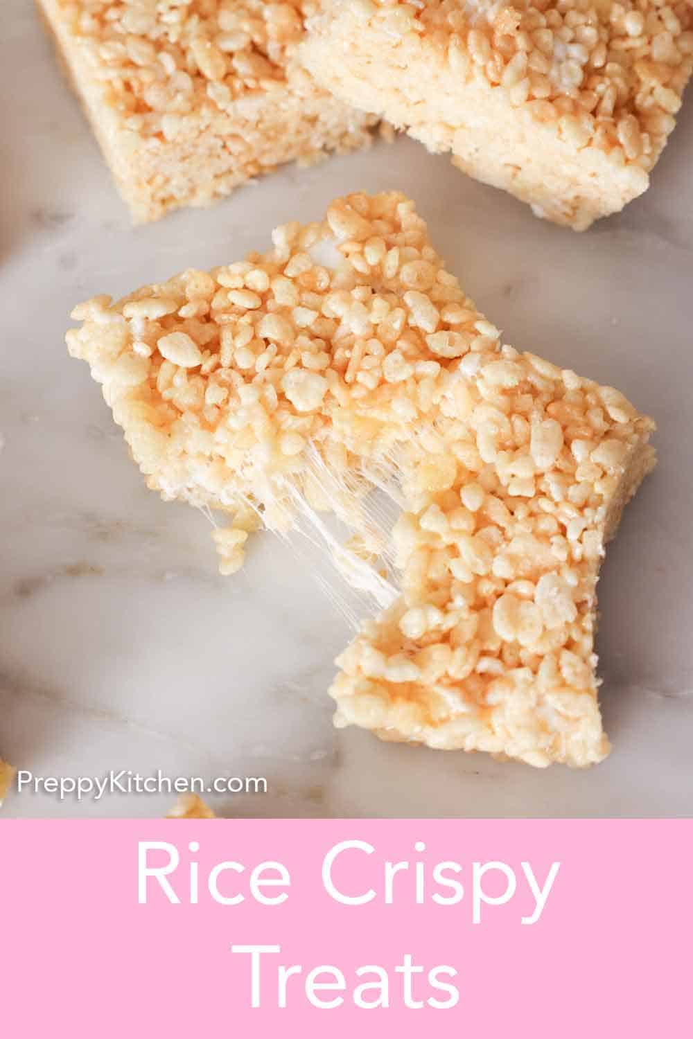 Rice Krispie Treats - Preppy Kitchen