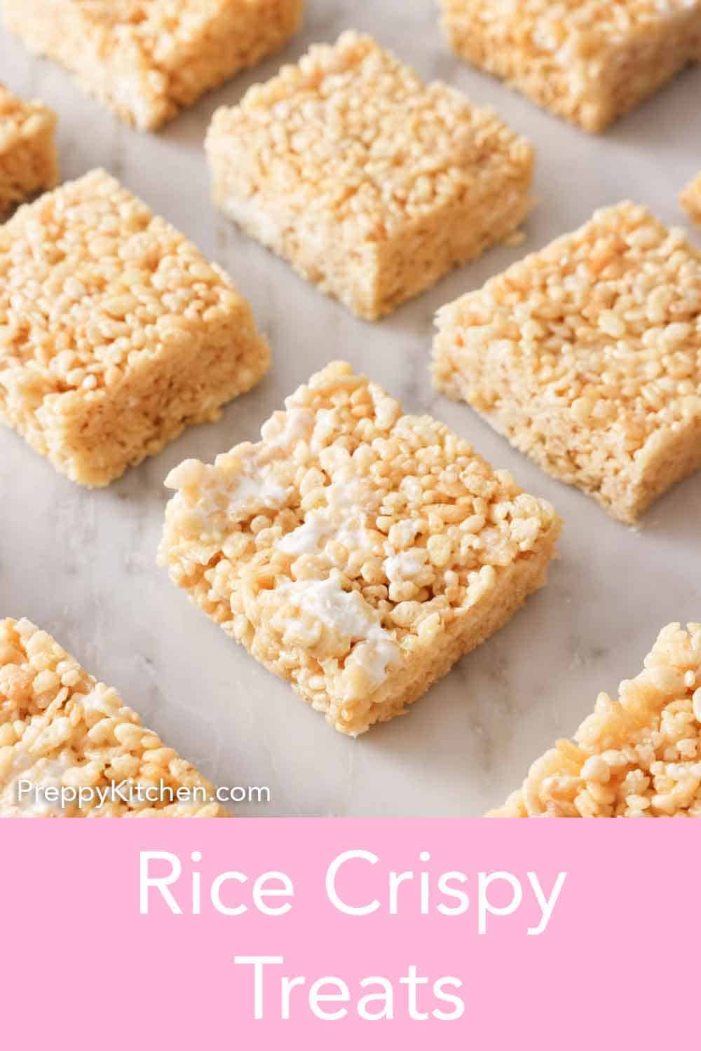 Rice Krispie Treats - Preppy Kitchen