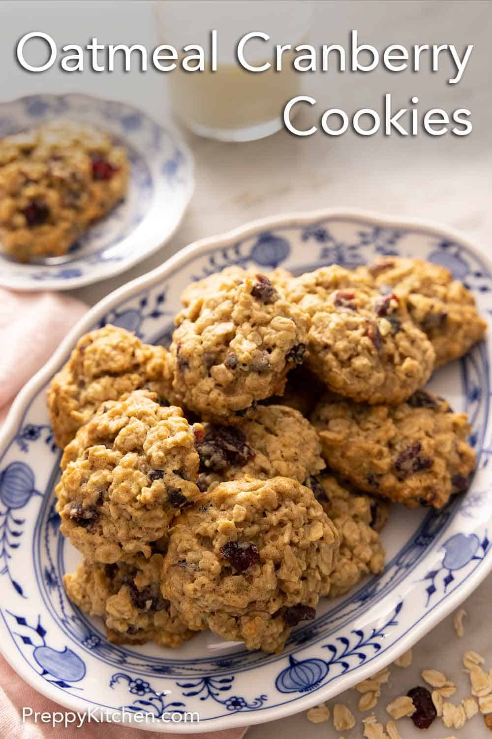 Oatmeal Cranberry Cookies Preppy Kitchen