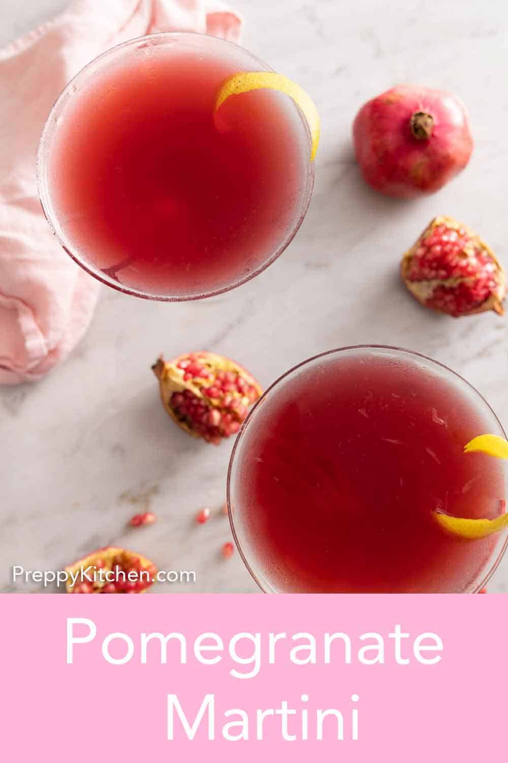 Pomegranate Martini - Preppy Kitchen