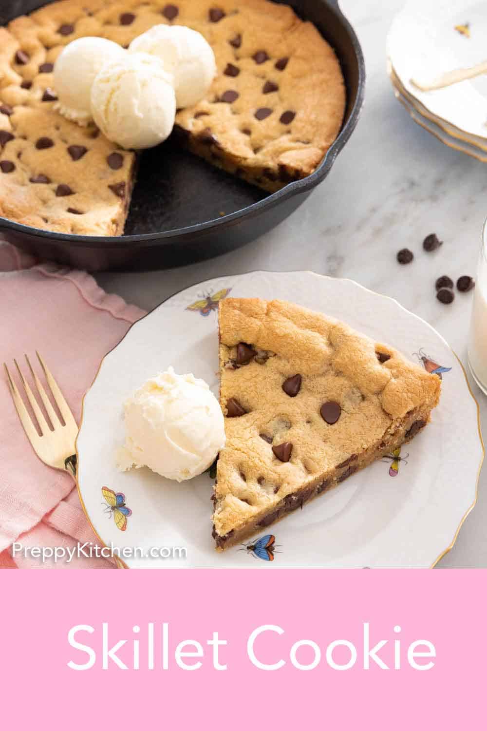 Skillet Cookie Preppy Kitchen
