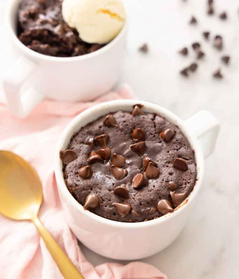 Brownie in a Mug Preppy Kitchen
