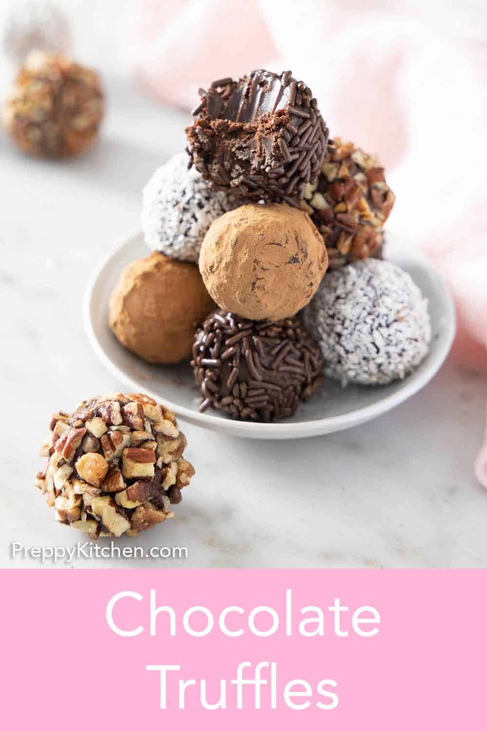 Chocolate Truffles Preppy Kitchen