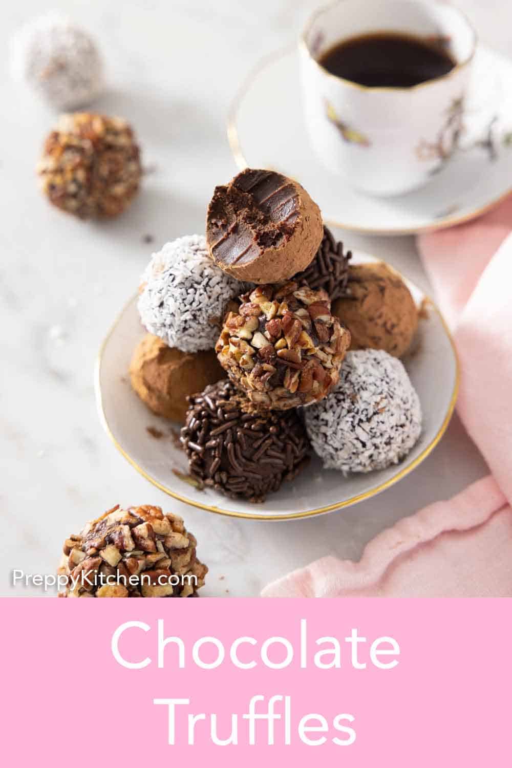 Chocolate Truffles Preppy Kitchen