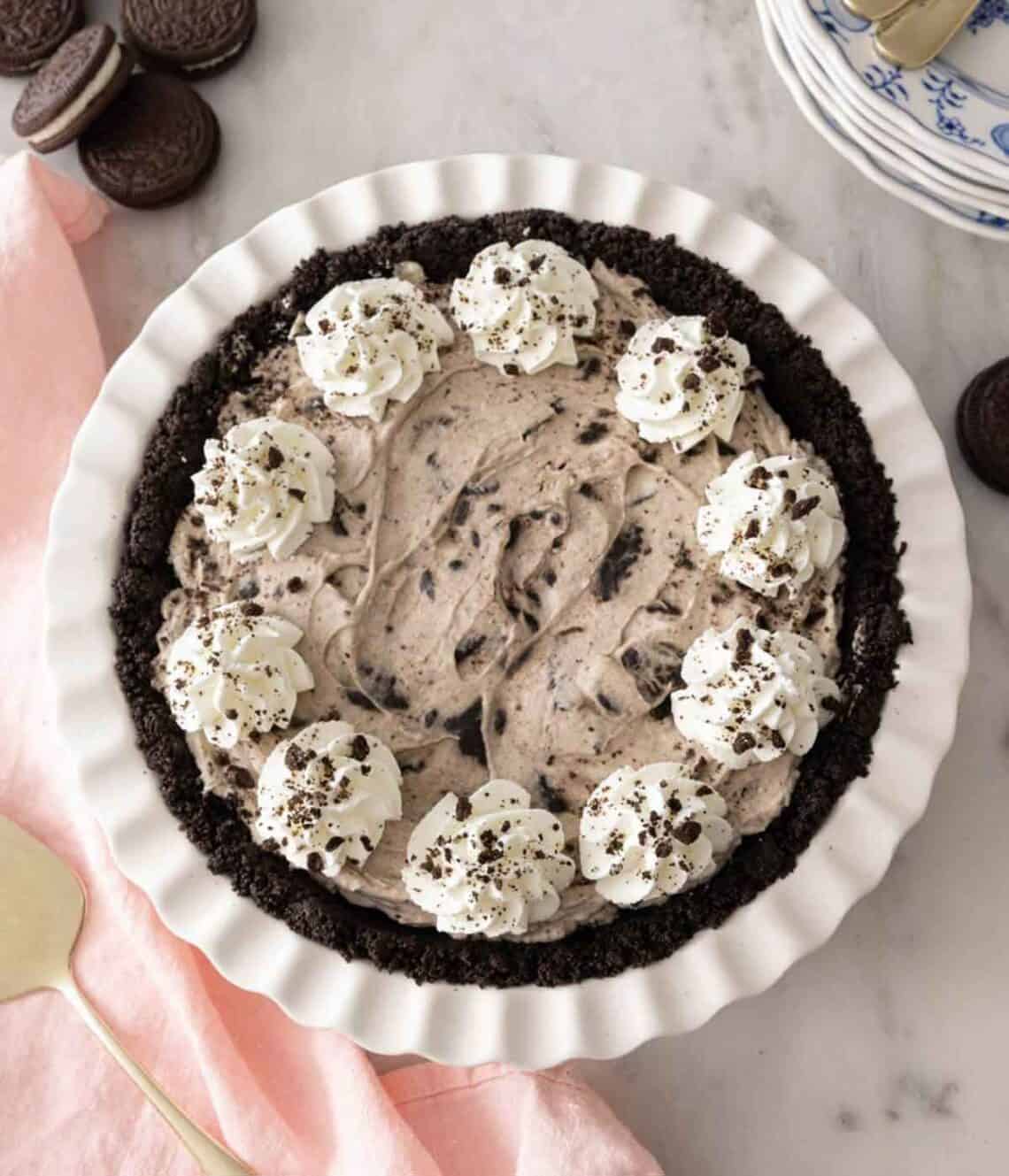 Oreo Pie Preppy Kitchen