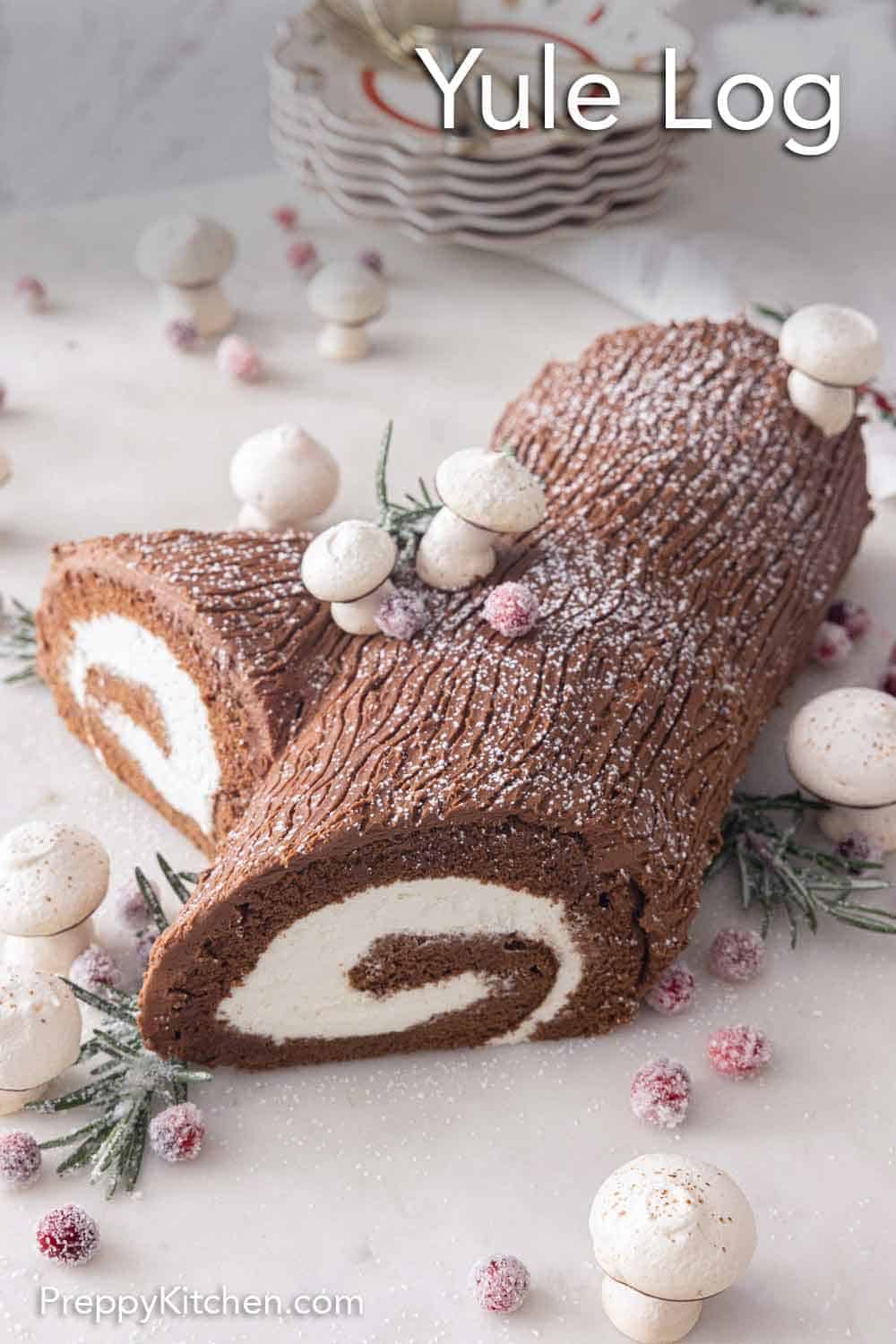 Yule Log (Buche de Noel) Preppy Kitchen