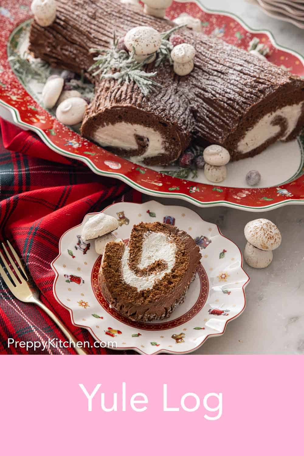 Yule Log (Buche de Noel) - Preppy Kitchen