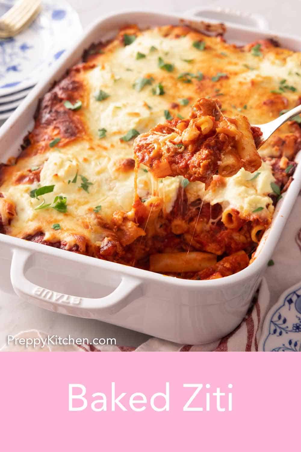 Baked Ziti Preppy Kitchen