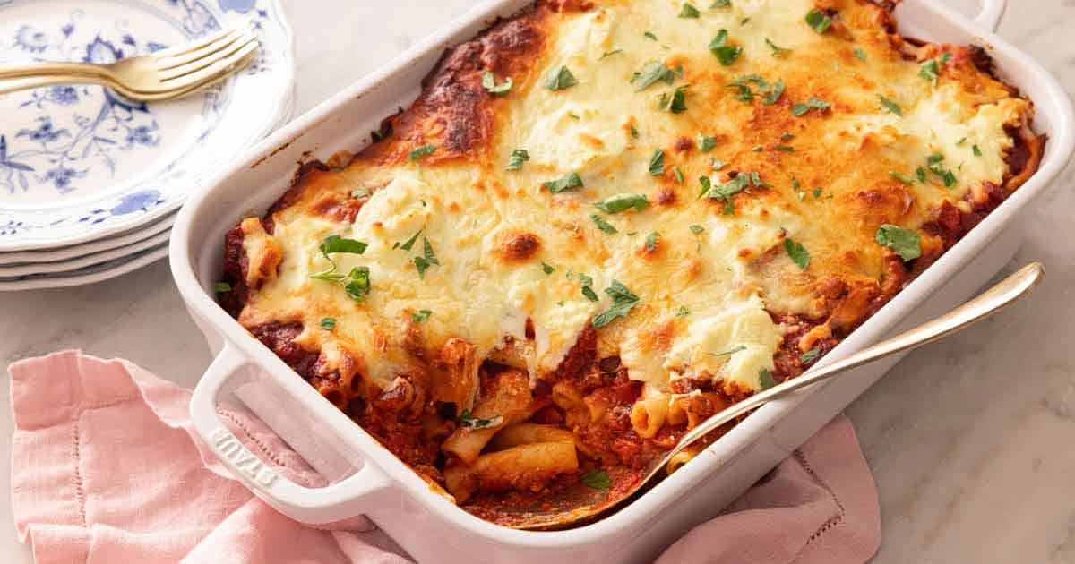 Baked Ziti - Preppy Kitchen