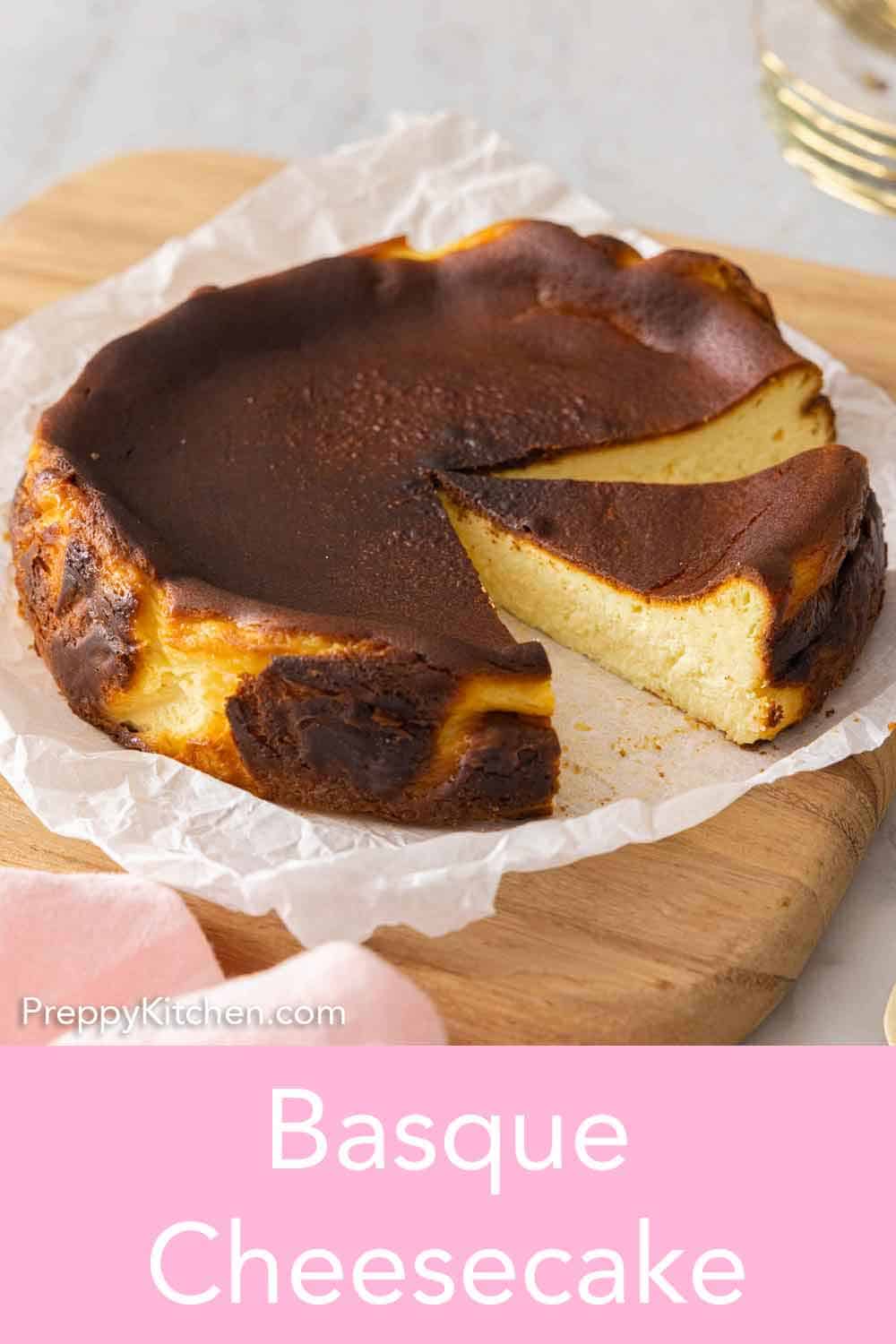 Basque Cheesecake Preppy Kitchen