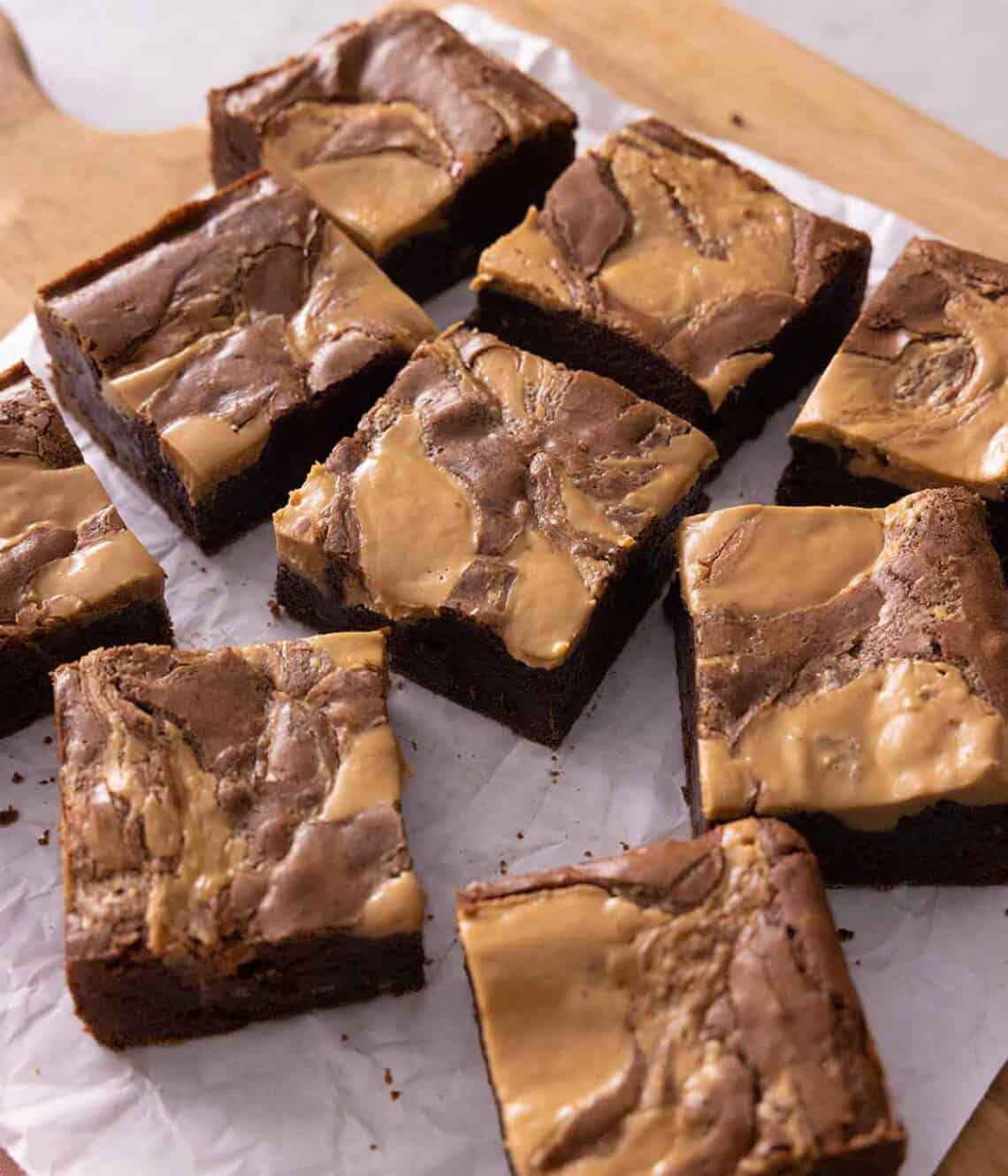 Peanut Butter Brownies Preppy Kitchen