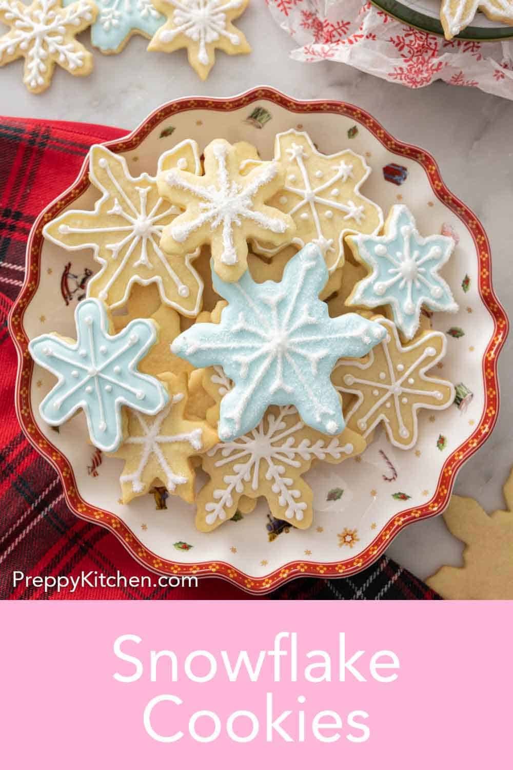 Snowflake Cookies - Preppy Kitchen