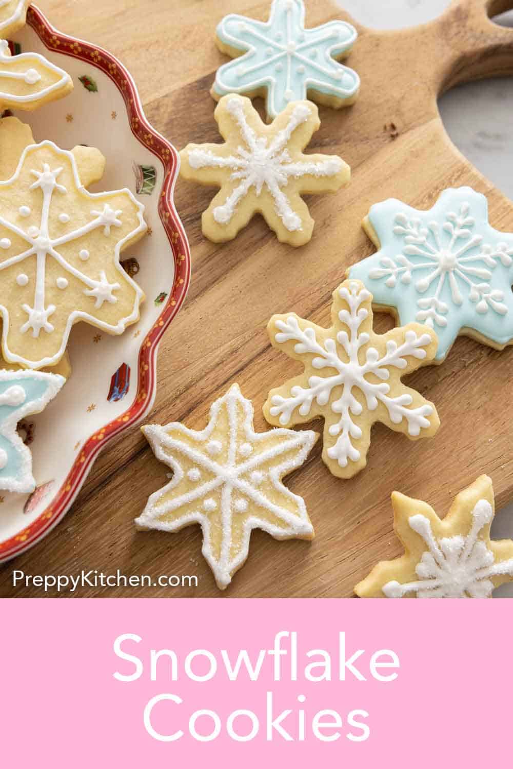Snowflake Cookies - Preppy Kitchen