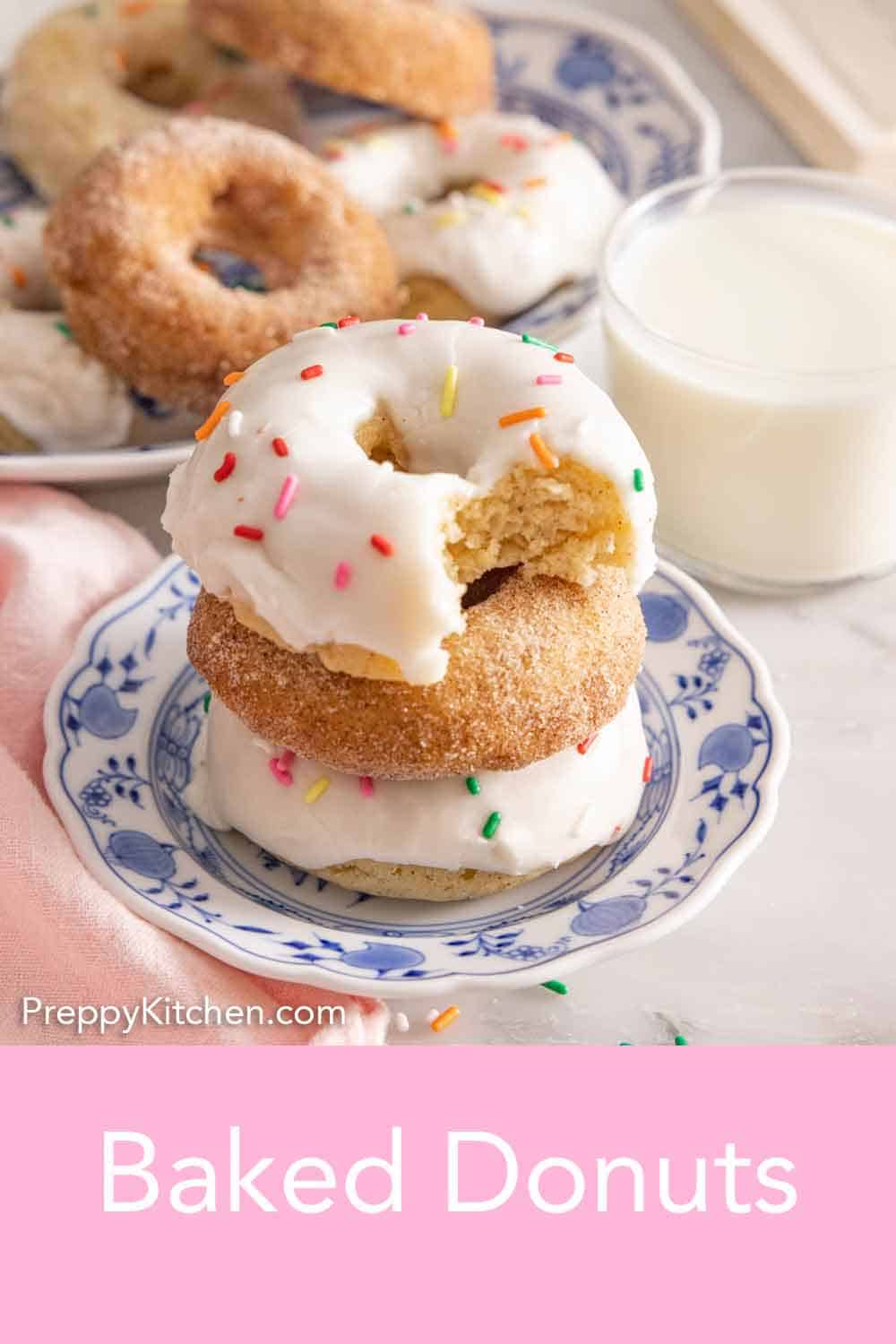 Baked Donut Recipe - Preppy Kitchen